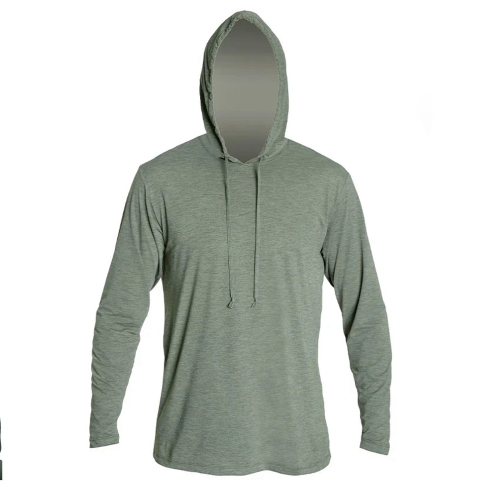 Anetik low pro tech hoodie in dark heather olive